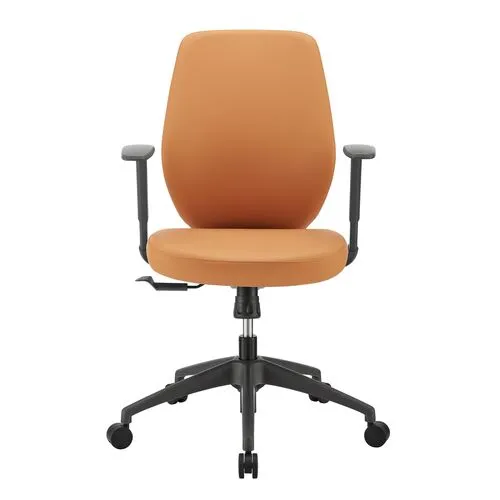 Tevin Low Back Office Chair - Brown