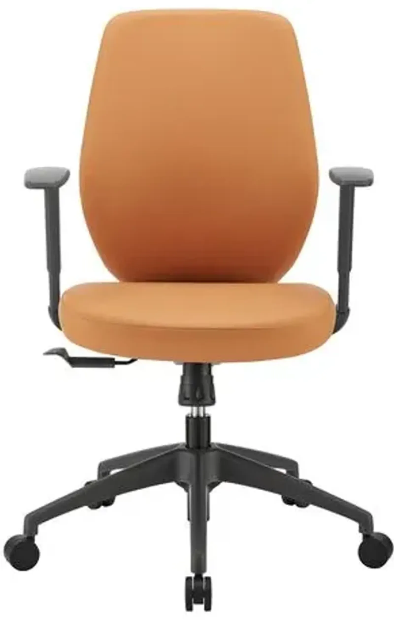 Tevin Low Back Office Chair - Brown