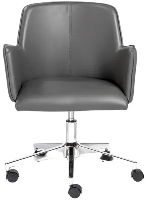 Solstice Pro Office Chair - Gray Leatherette