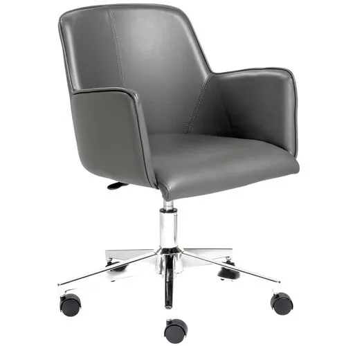 Solstice Pro Office Chair - Gray Leatherette