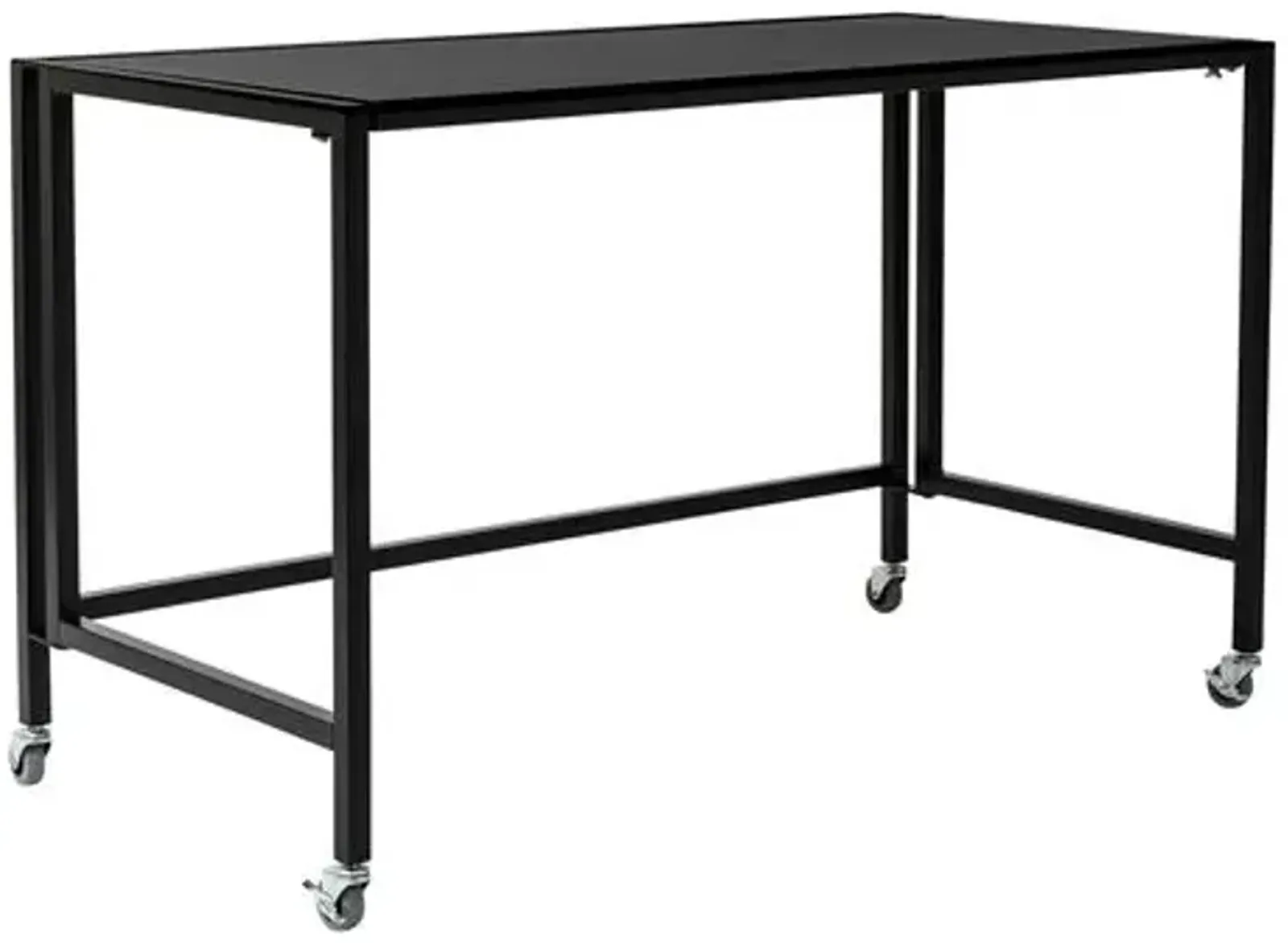 Holden 48" Folding Desk - Black