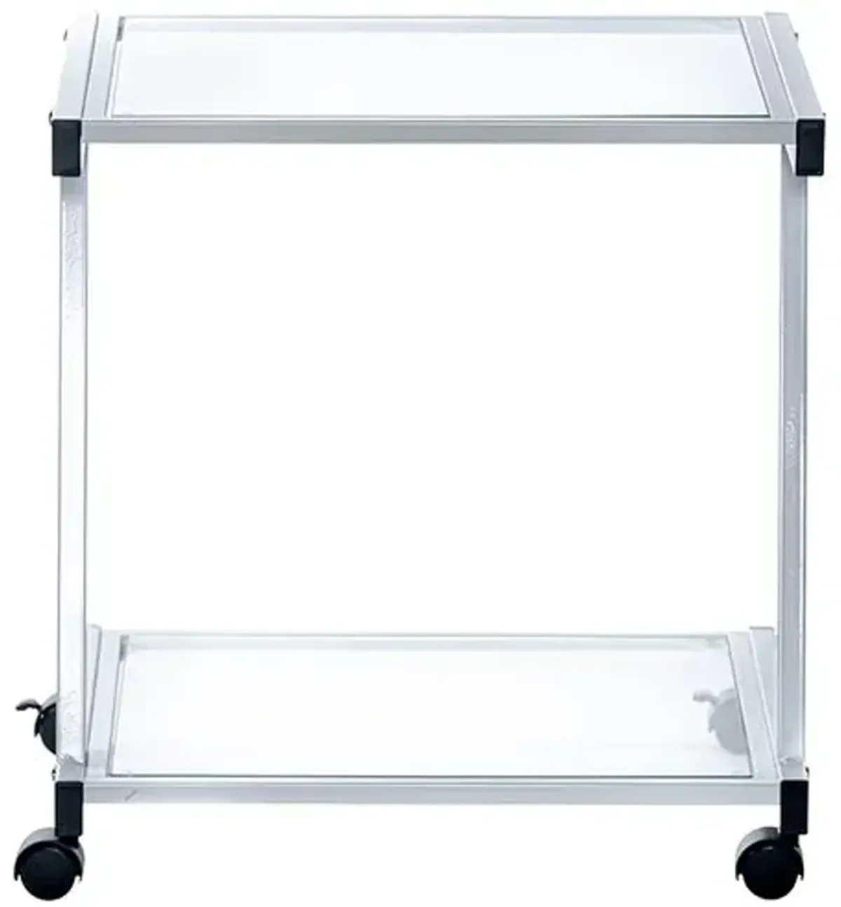 Tempra Glass Printer Cart - White