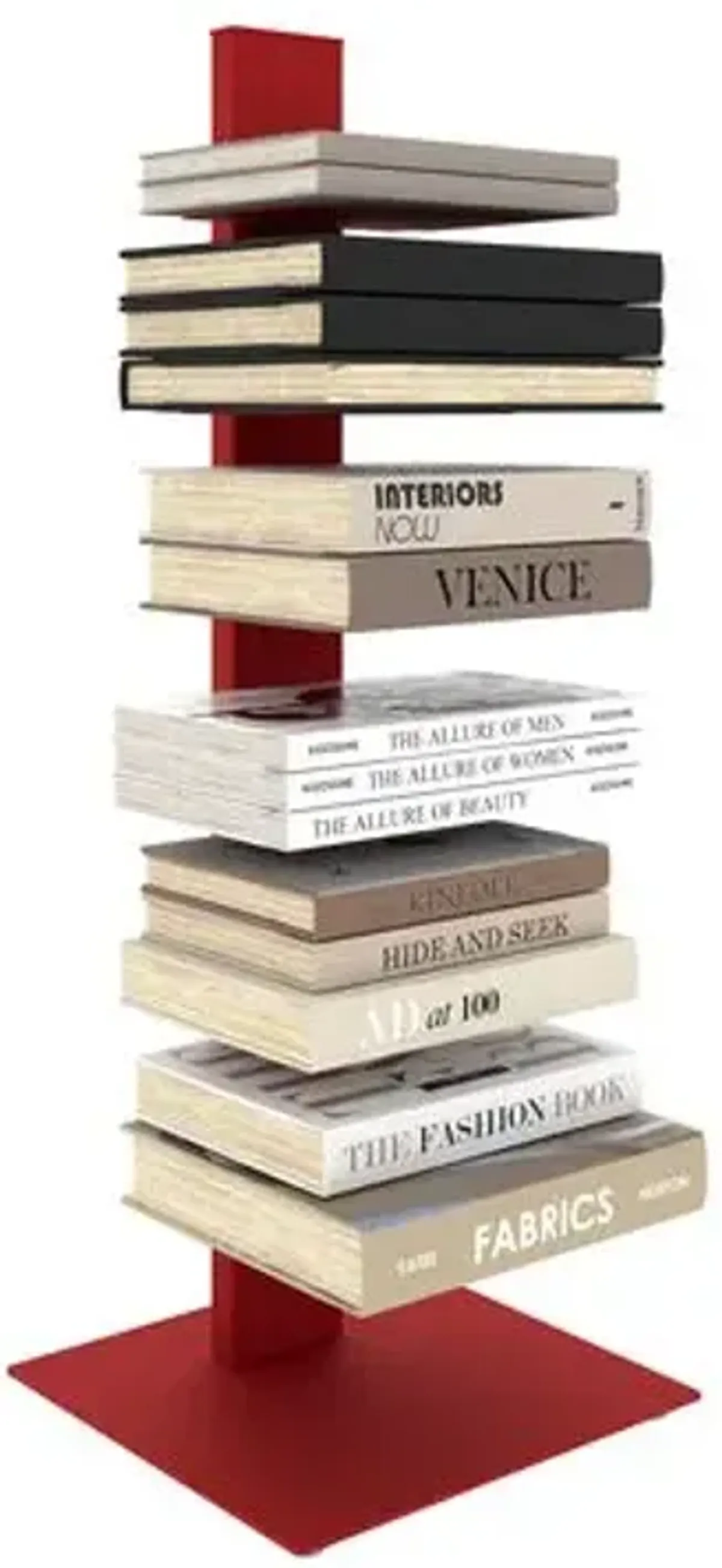 Anthologia Bookcase Tower - Red