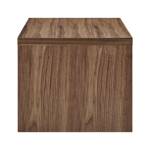 Duke 24" Side Table - Walnut - Brown