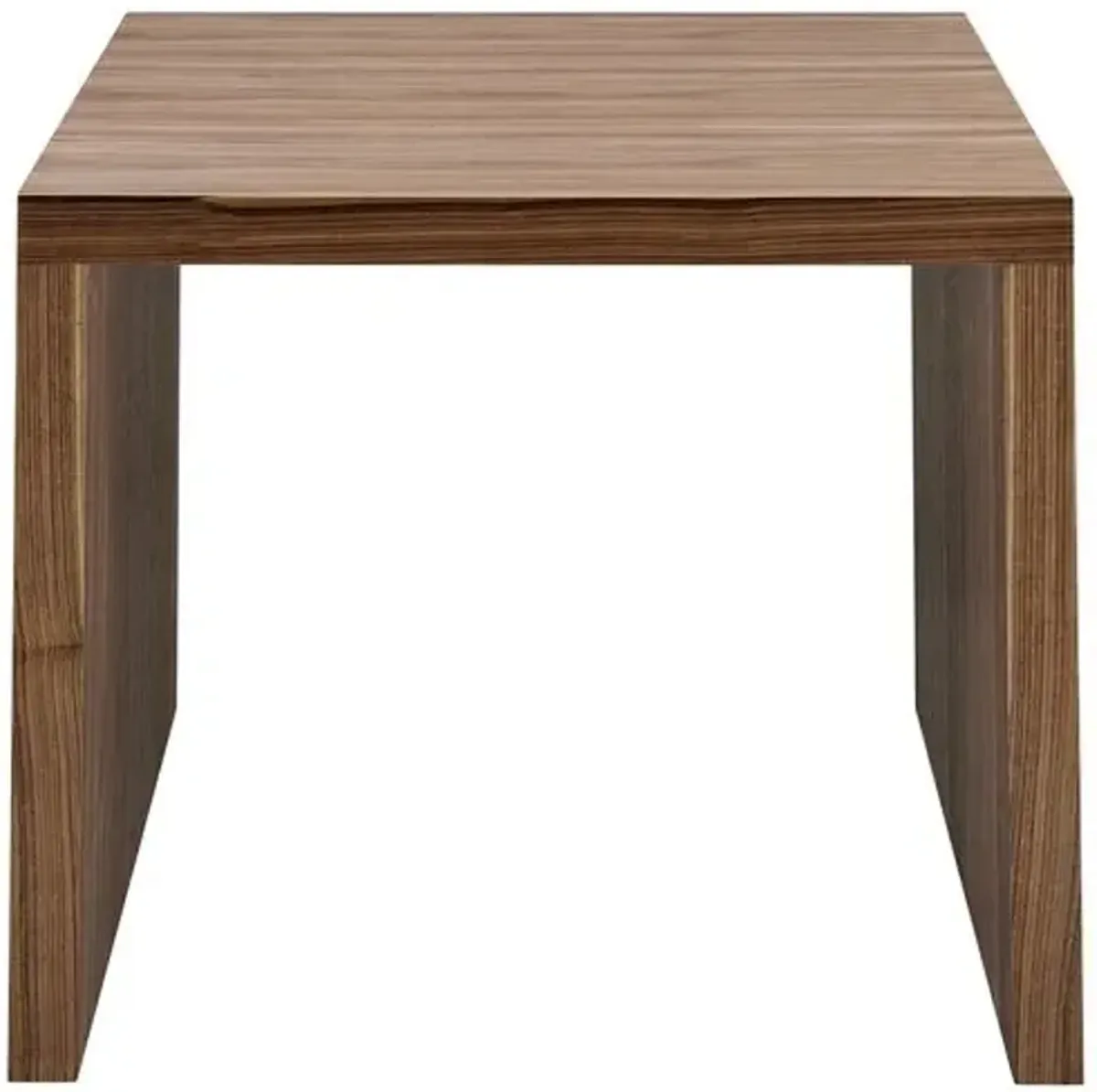 Duke 24" Side Table - Walnut - Brown