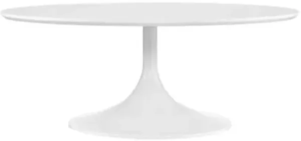 Aiden 36" Round Coffee Table - Matte White