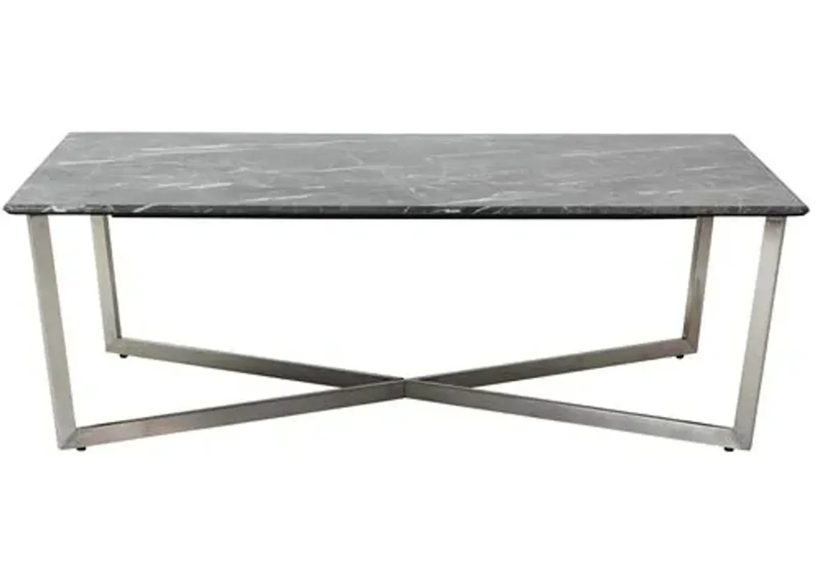 Marquin 48" Rectangular Coffee Table - Black