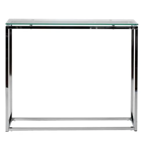 Clarion Glass 36" Console Table - Clear