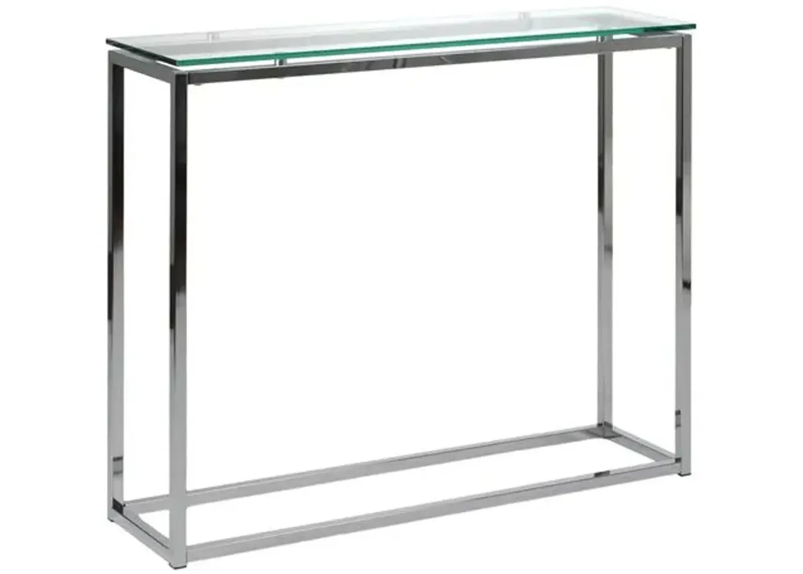 Clarion Glass 36" Console Table - Clear