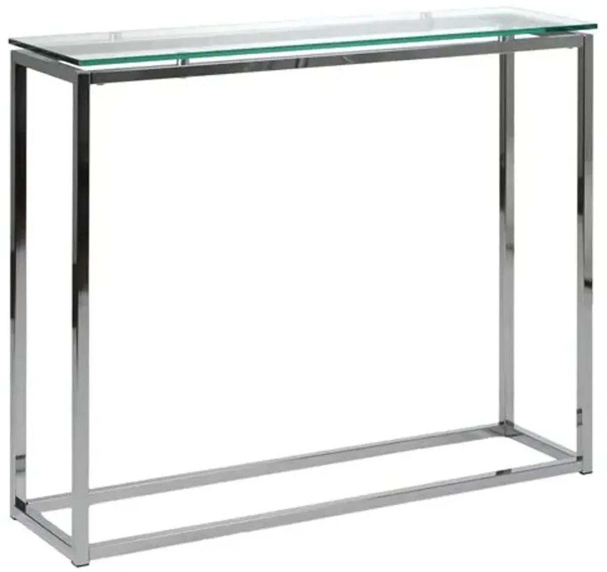 Clarion Glass 36" Console Table - Clear