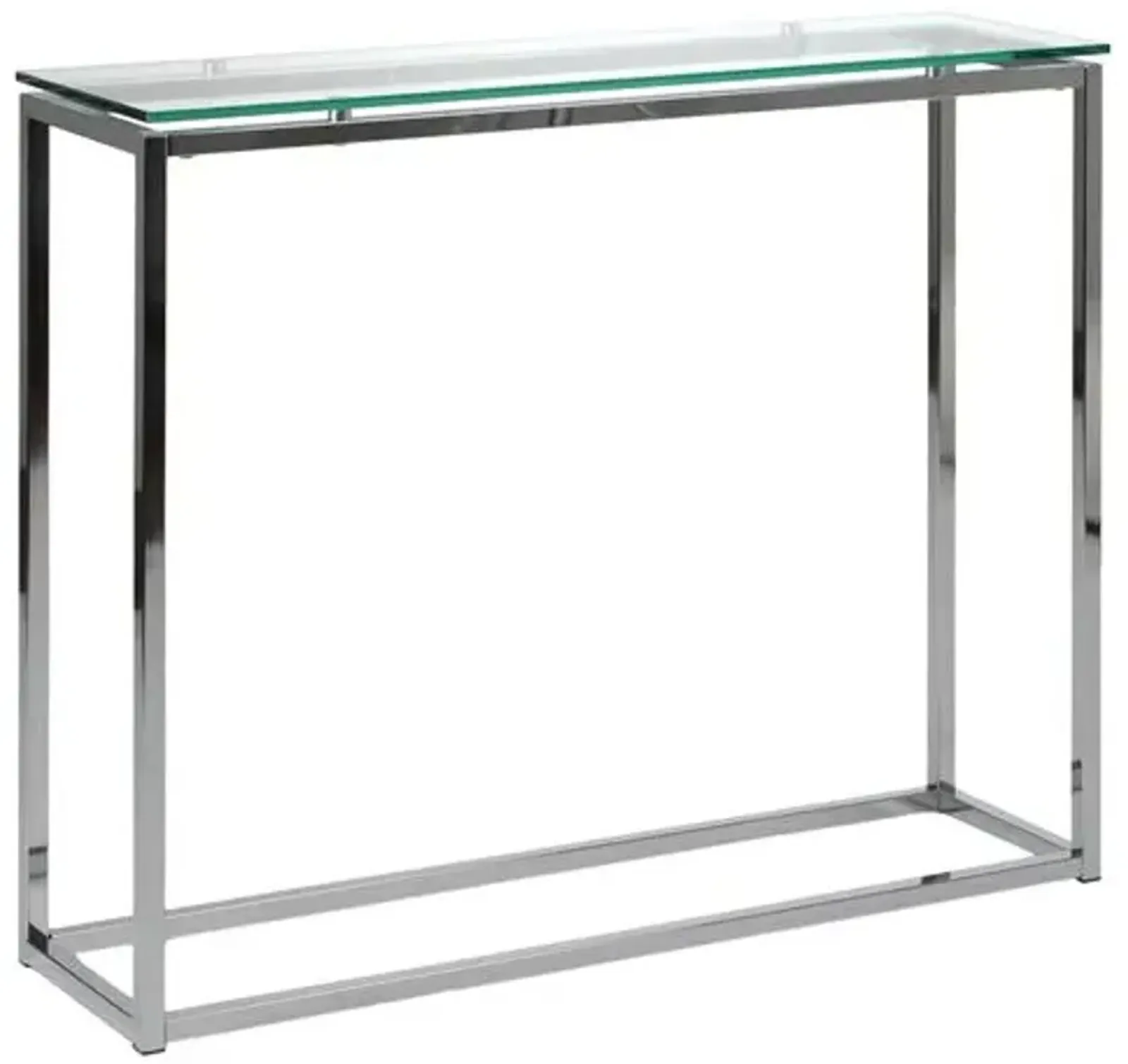 Clarion Glass 36" Console Table - Clear