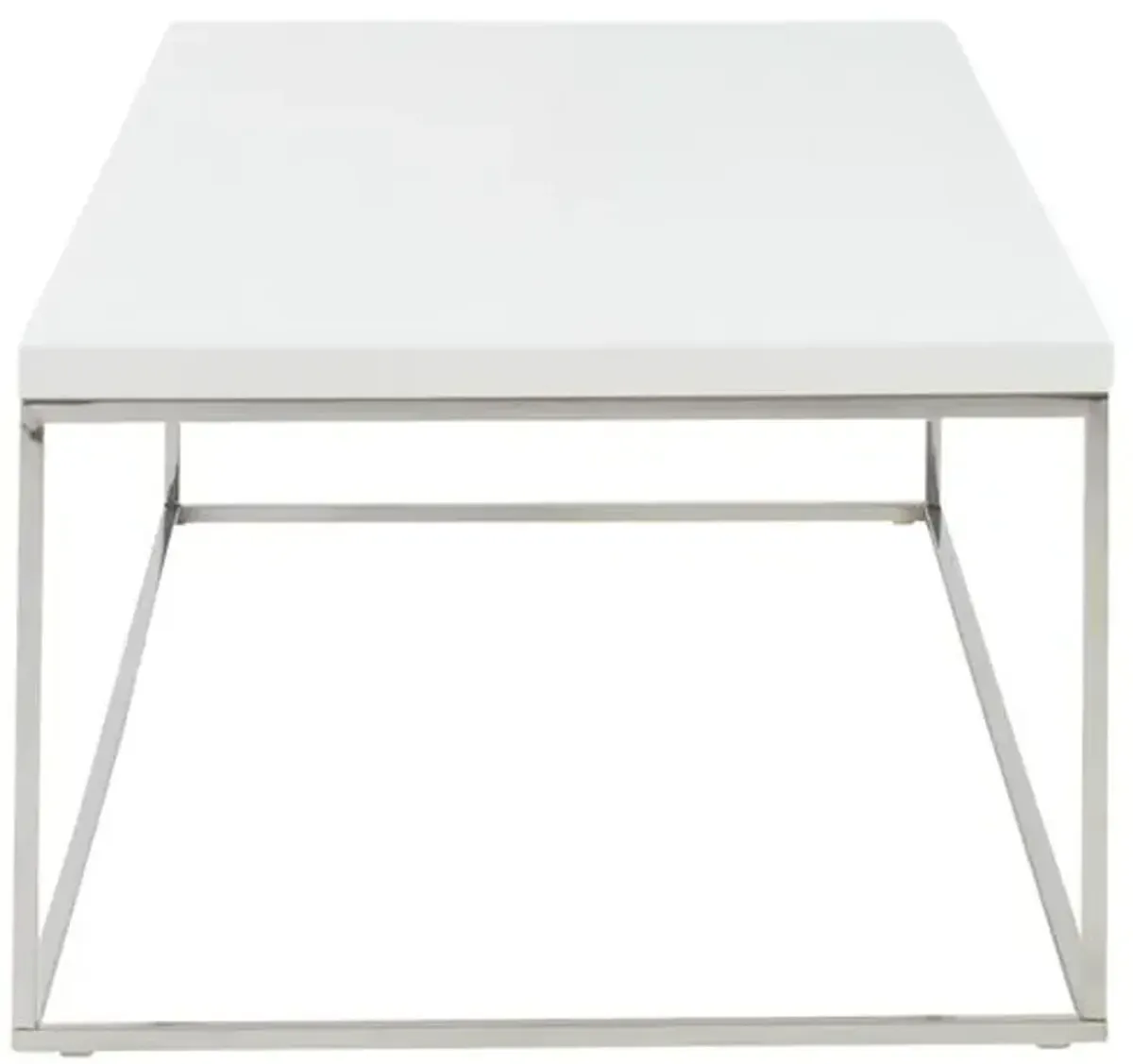 Lustra Rectangular Coffee Table - White