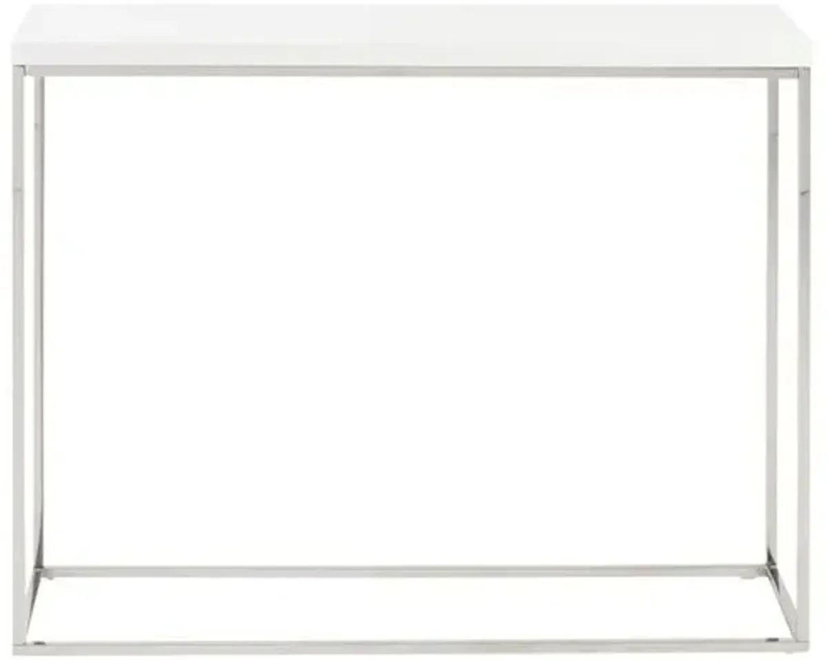 Lustra Console Table - White