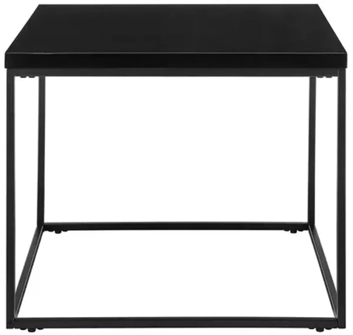 Lustra Square Side Table - Black