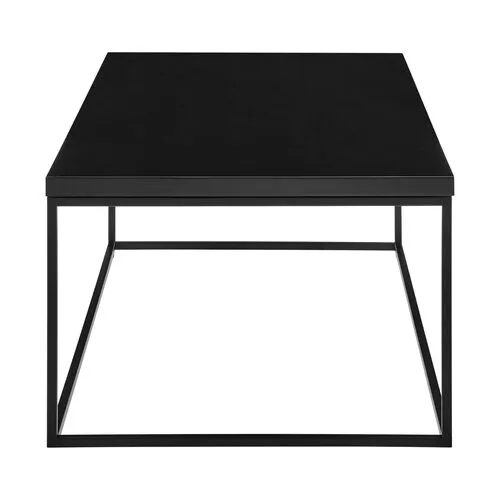 Lustra Square Side Table - Black