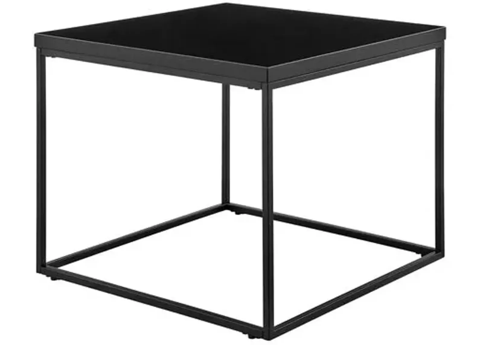 Lustra Square Side Table - Black