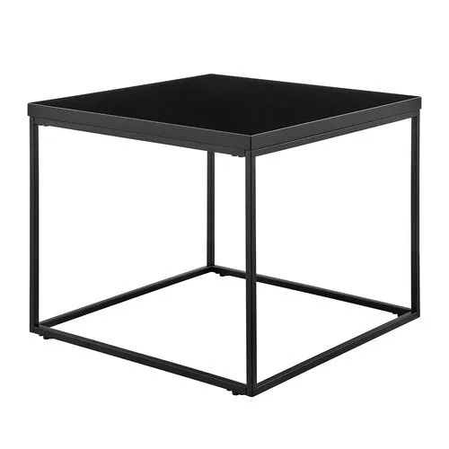 Lustra Square Side Table - Black