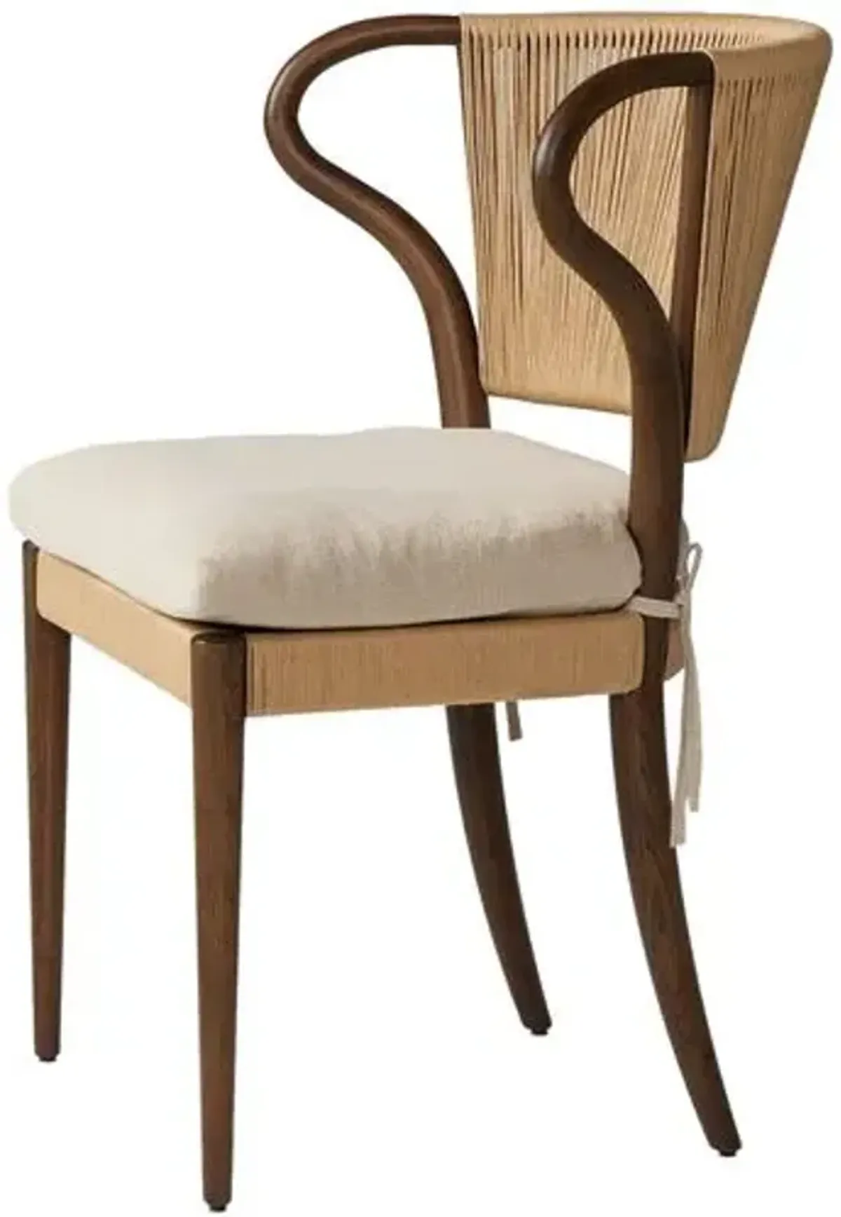 Amira Armless Dining Chair - Amber Lewis x Four Hands - Beige