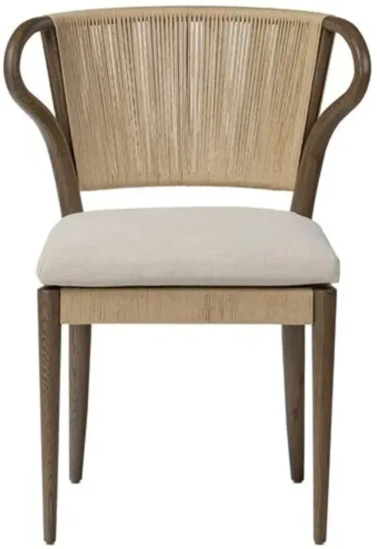 Amira Armless Dining Chair - Amber Lewis x Four Hands - Beige