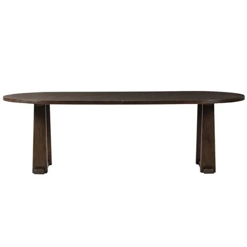 Ayla Oval Dining Table - Brown Pine - Amber Lewis x Four Hands