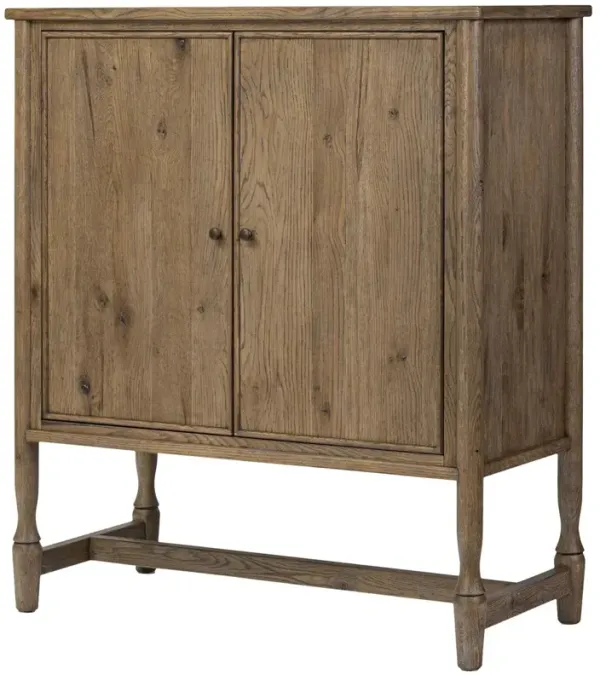 Bari Oak Bar Cabinet