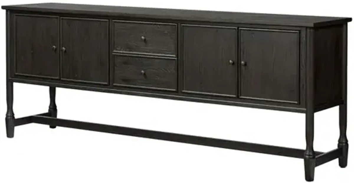 Bari Oak Sideboard - Amber Lewis x Four Hands - Black