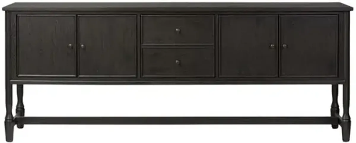 Bari Oak Sideboard - Amber Lewis x Four Hands - Black