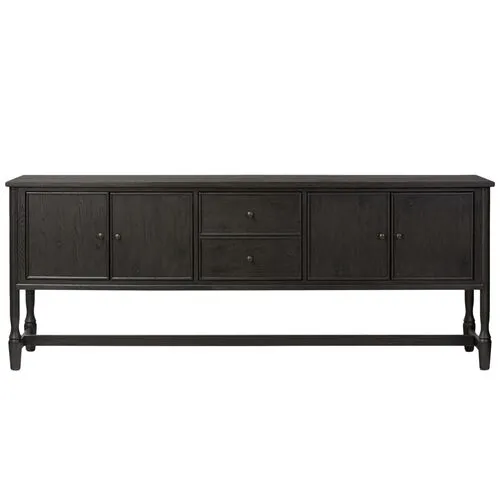 Bari Oak Sideboard - Amber Lewis x Four Hands - Black