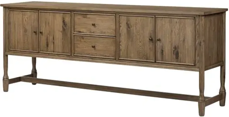 Bari Oak Sideboard - Amber Lewis x Four Hands - Brown