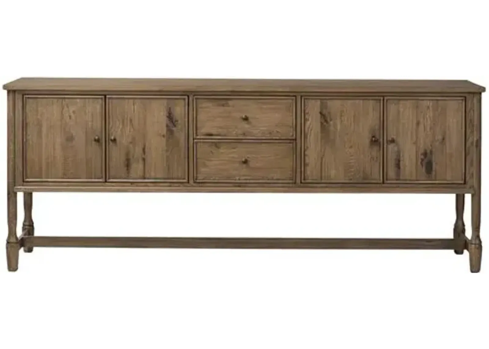 Bari Oak Sideboard - Amber Lewis x Four Hands - Brown