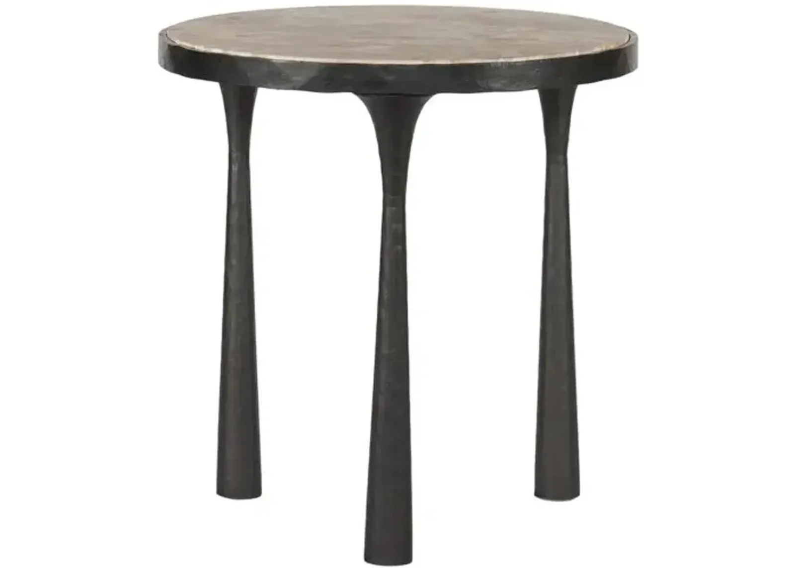 Billings Marble End Table - Amber Lewis x Four Hands - Gray