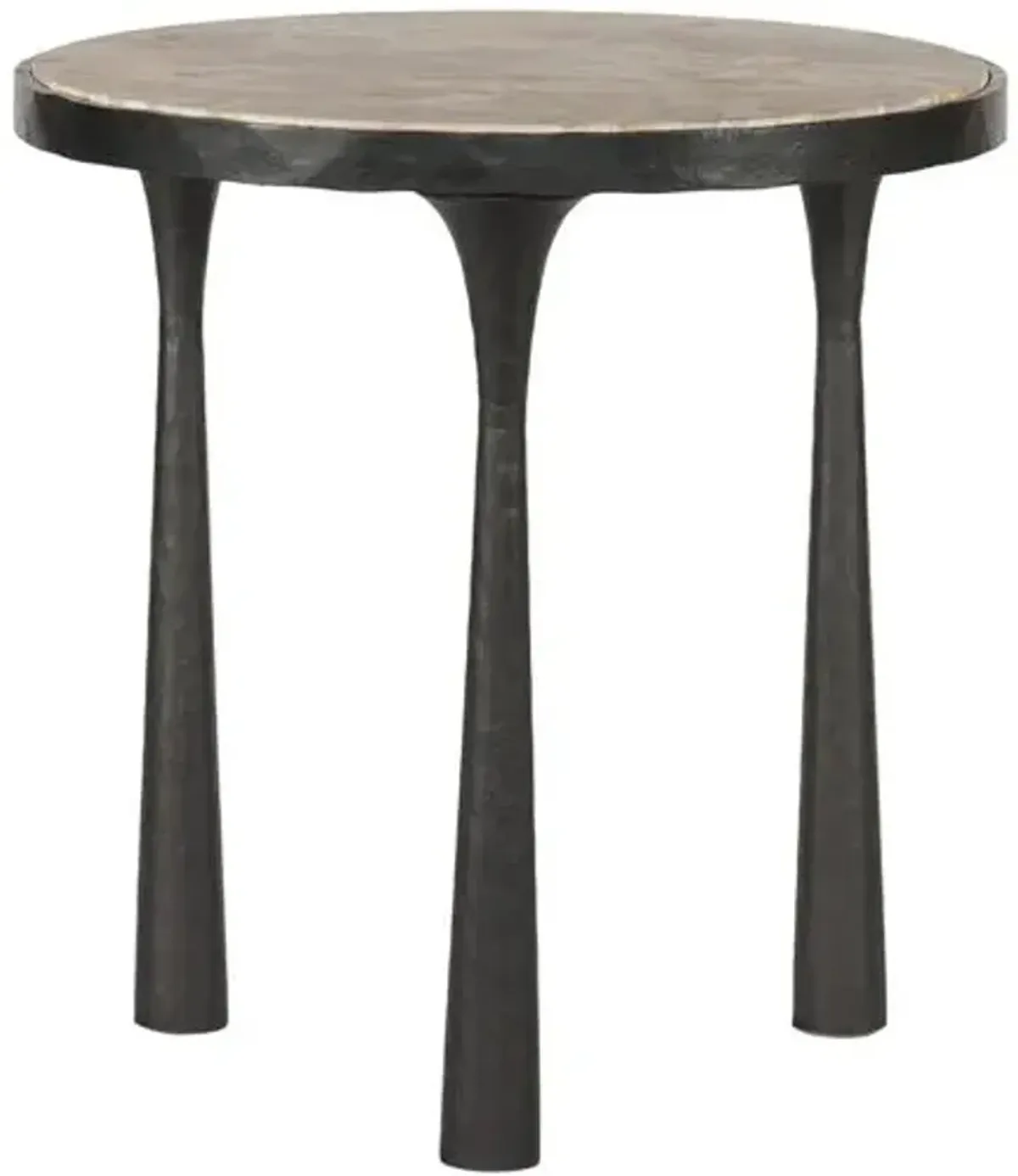 Billings Marble End Table - Amber Lewis x Four Hands - Gray