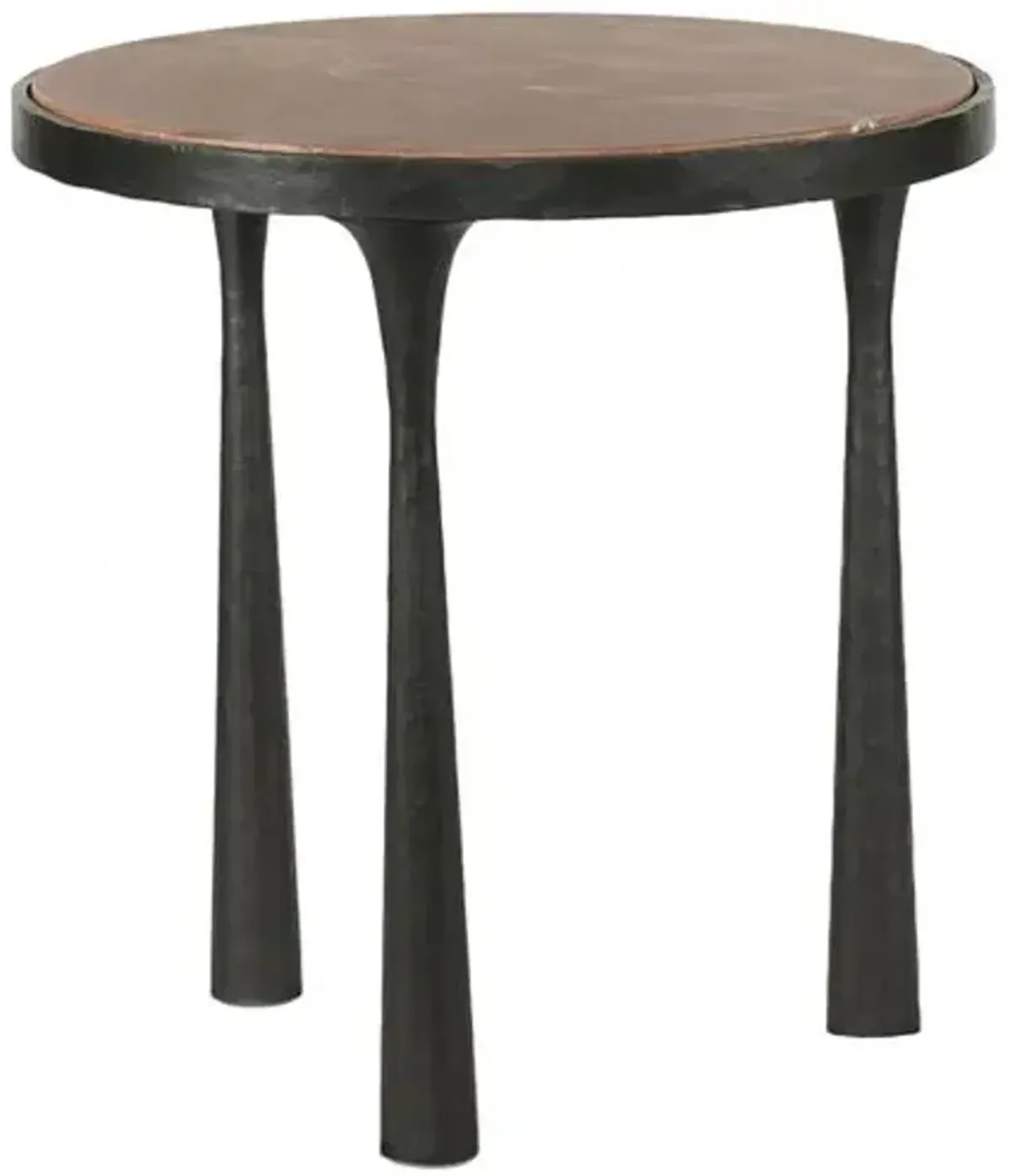 Billings Marble End Table - Amber Lewis x Four Hands - Brown