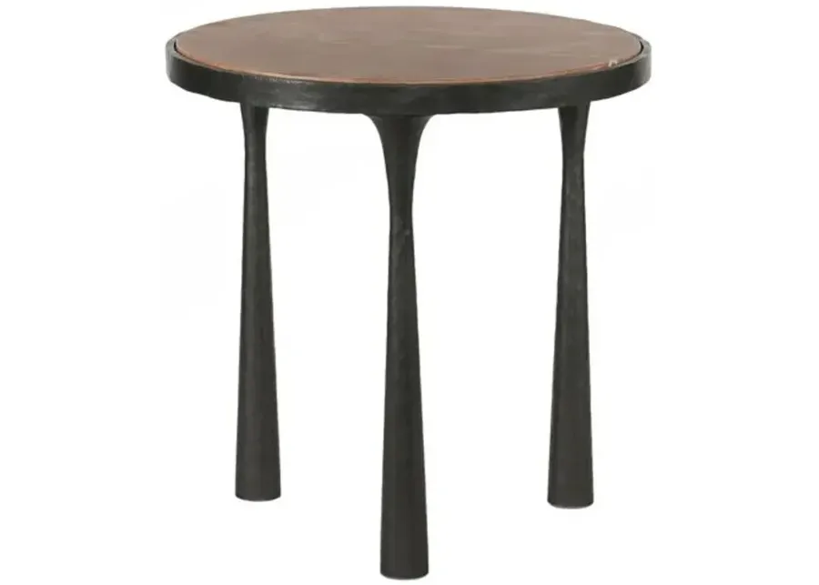 Billings Marble End Table - Amber Lewis x Four Hands - Brown