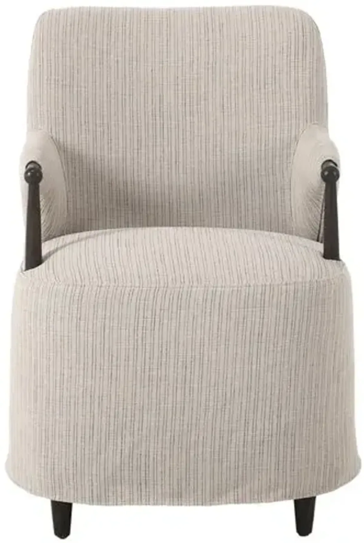 Brently Linen Slipcover Dining Chair - Amber Lewis x Four Hands - Blue