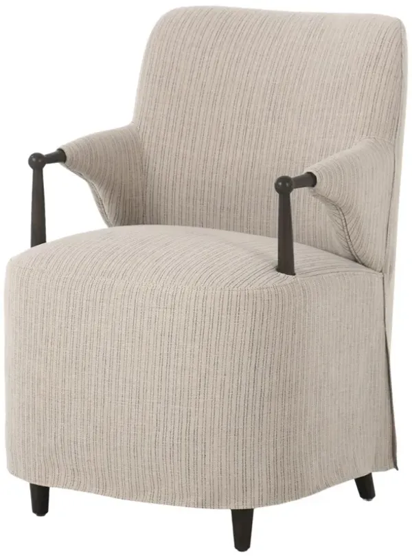 Brently Linen Slipcover Dining Chair