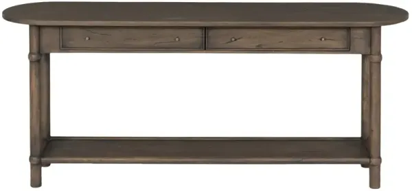 Charnes Console Table, Antique Belgium Bleach