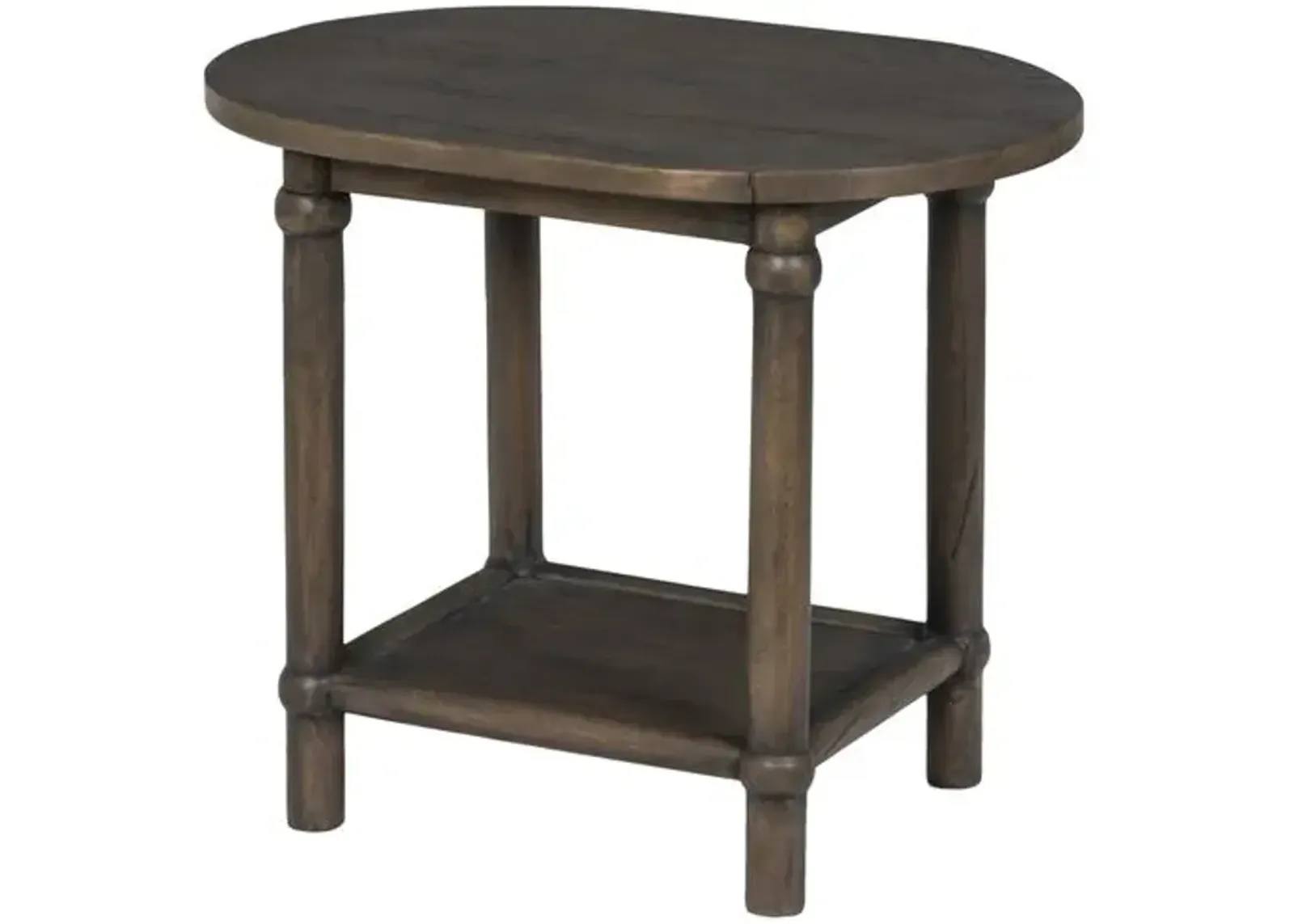 Charnes End Table - Antique Belgium Bleach - Amber Lewis x Four Hands - Brown