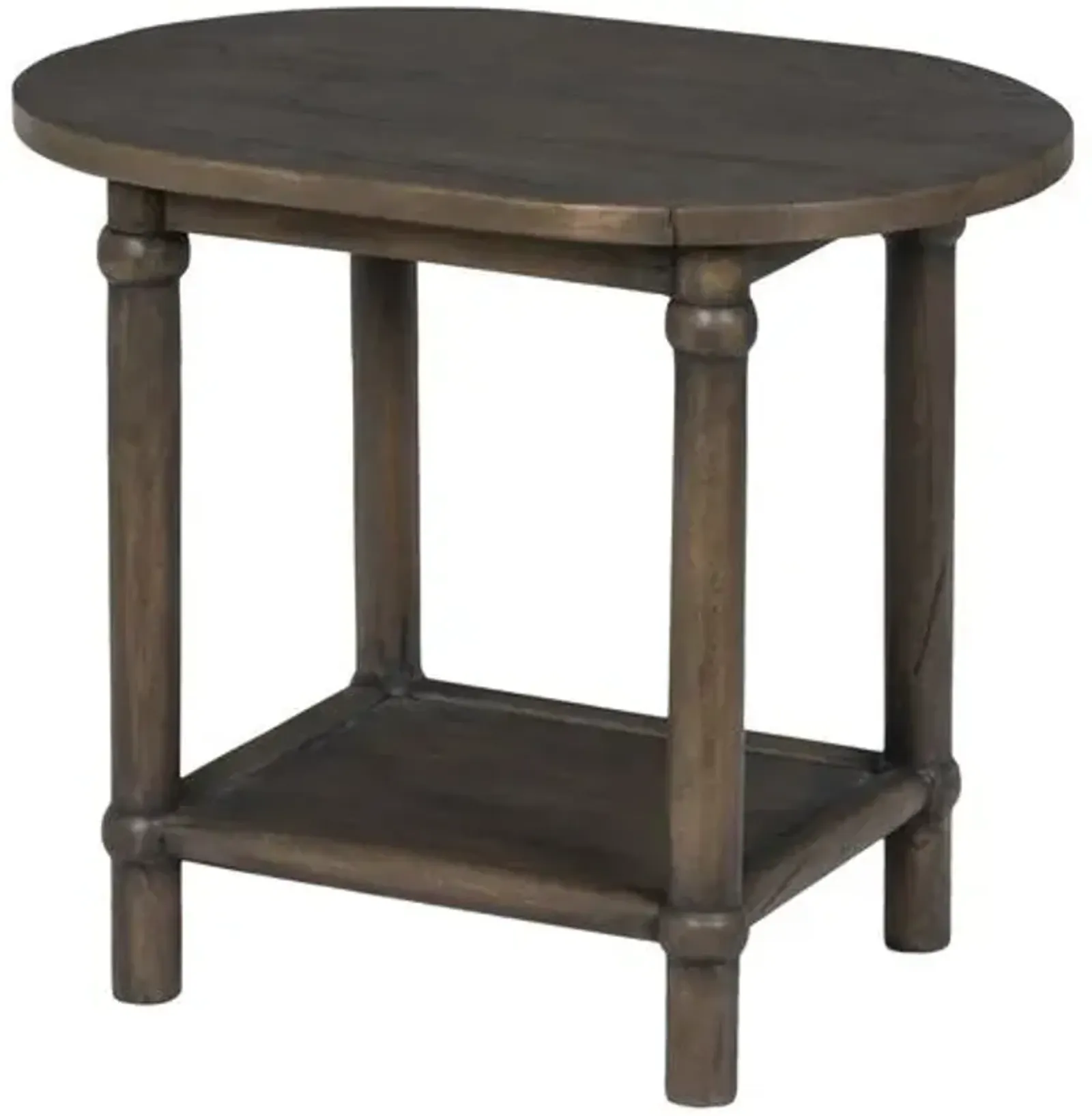 Charnes End Table - Antique Belgium Bleach - Amber Lewis x Four Hands - Brown