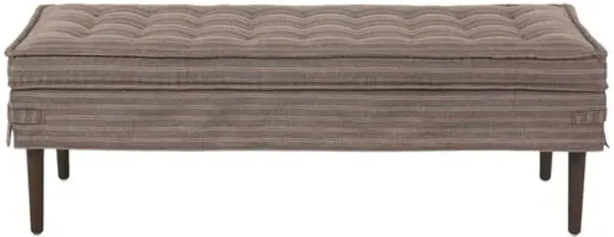 Cole French Mattress Accent Bench - Amber Lewis x Four Hands - Brown