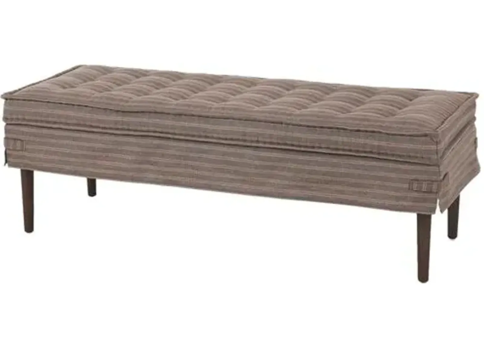 Cole French Mattress Accent Bench - Amber Lewis x Four Hands - Brown