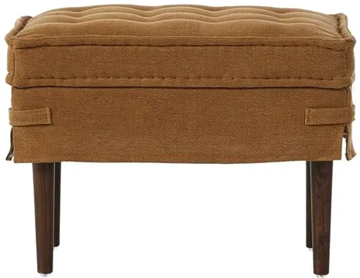 Cole Small French Mattress Ottoman - Amber Lewis x Four Hands - Gold