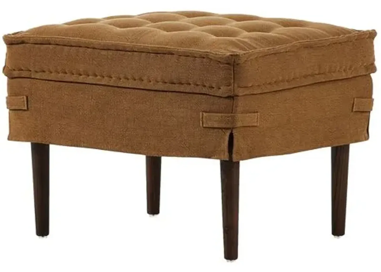 Cole Small French Mattress Ottoman - Amber Lewis x Four Hands - Gold