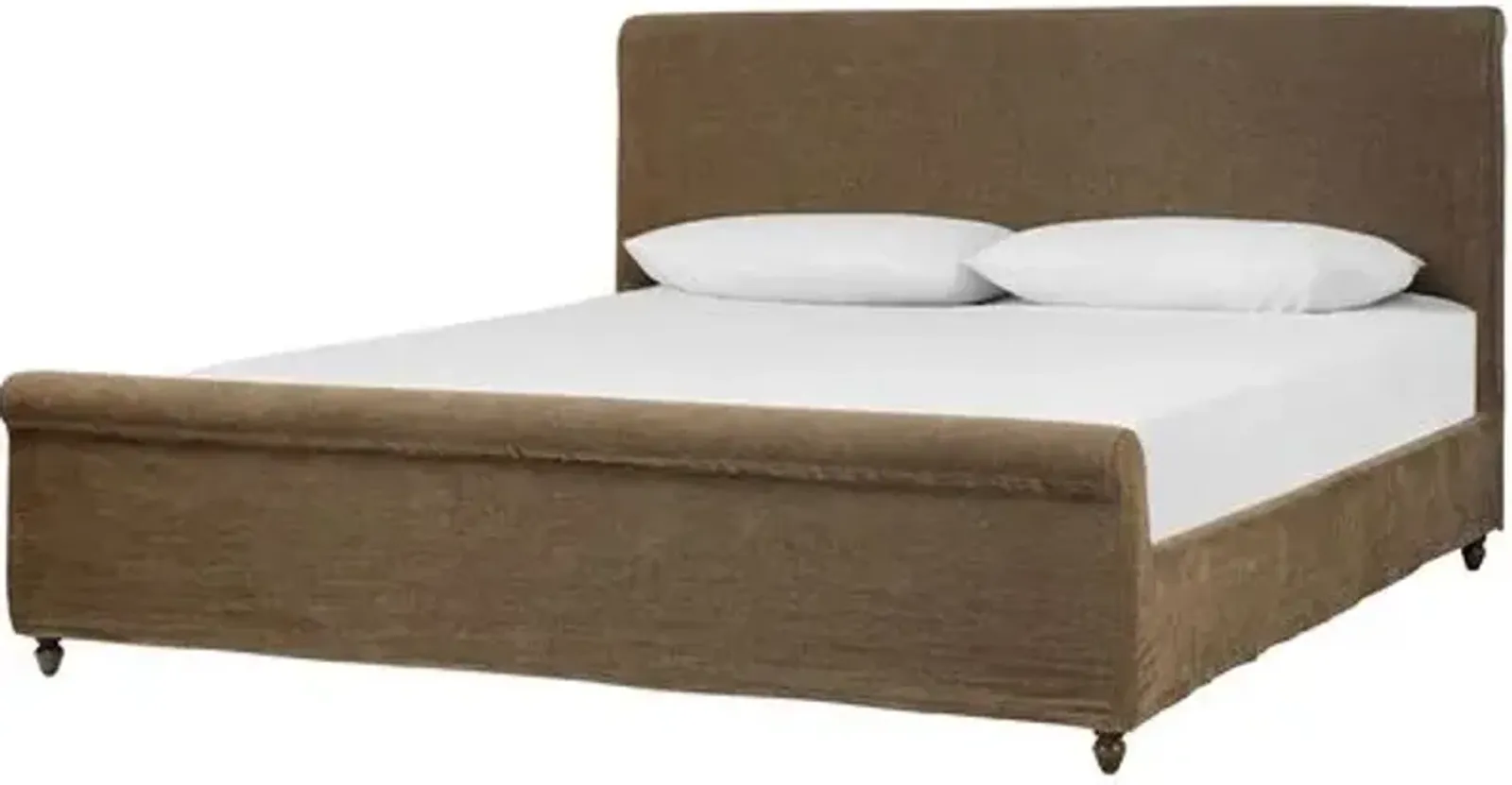 Dalia Slipcover Bed - Amber Lewis x Four Hands - Brown