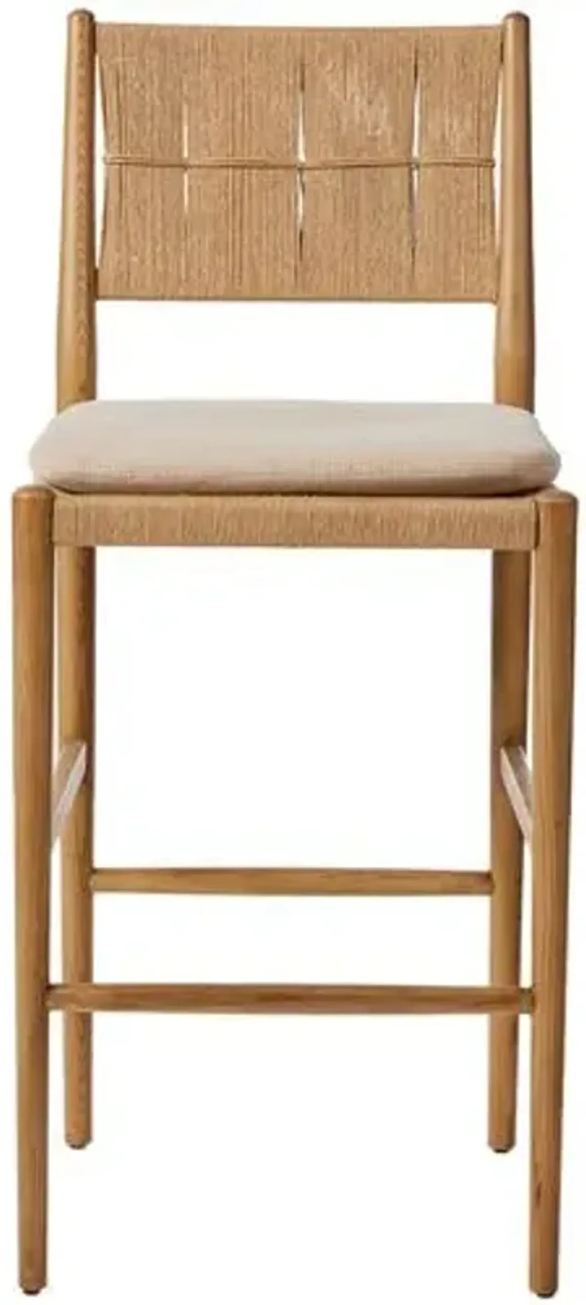 Dara Bar Stool - Amber Lewis x Four Hands - Beige