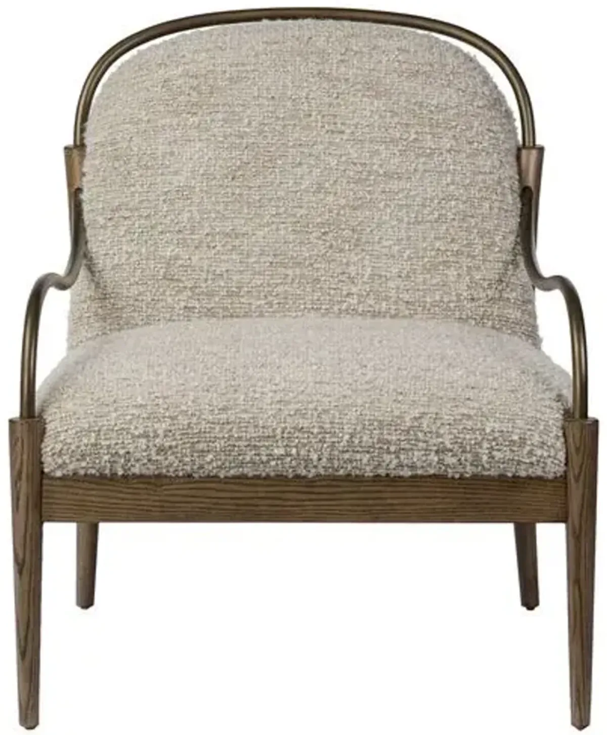 Demi Accent Chair - Ivan Stone Boucle - Amber Lewis x Four Hands, Comfortable, Durable