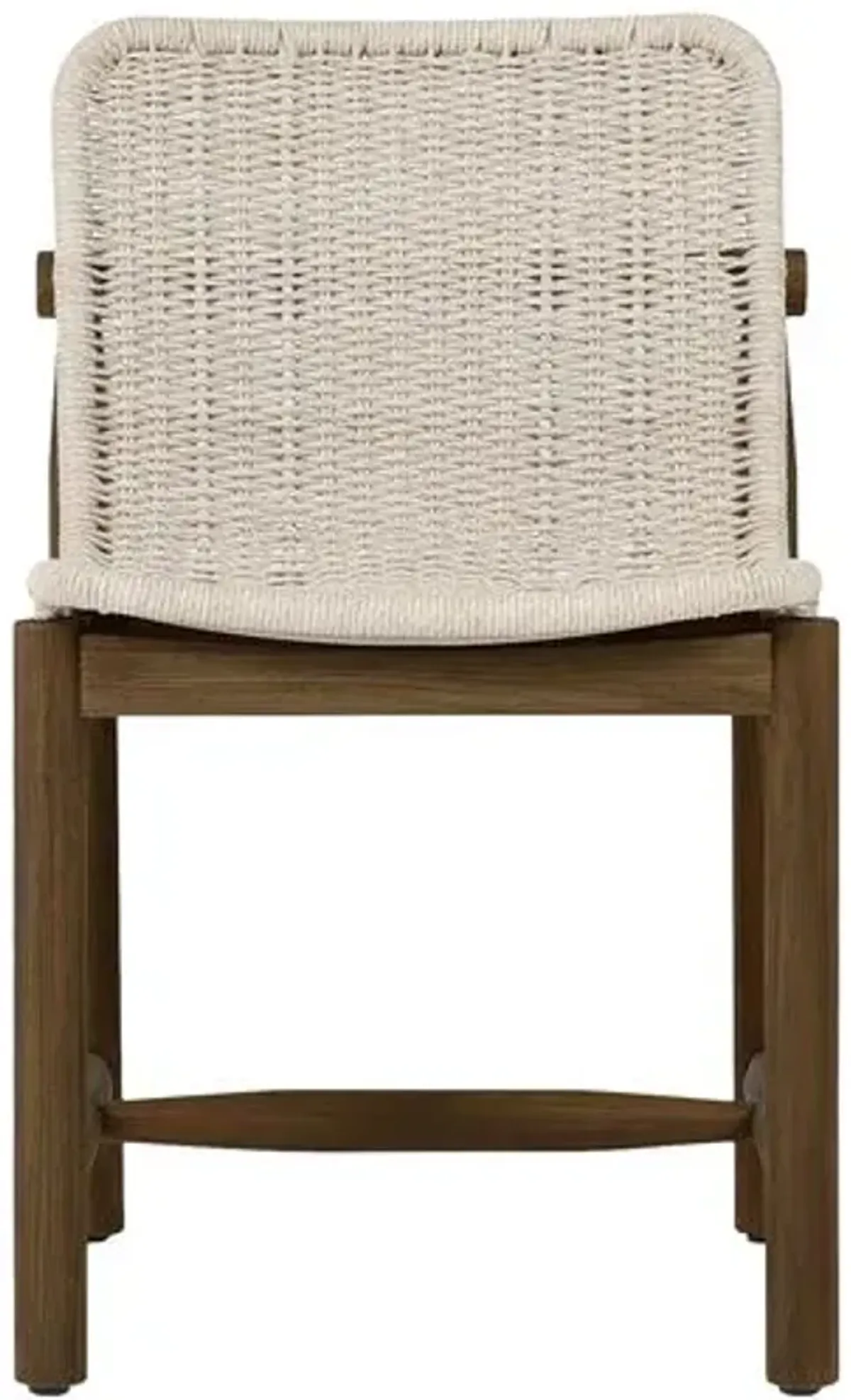 Dume Outdoor Teak Dining Chair - Amber Lewis x Four Hands - White