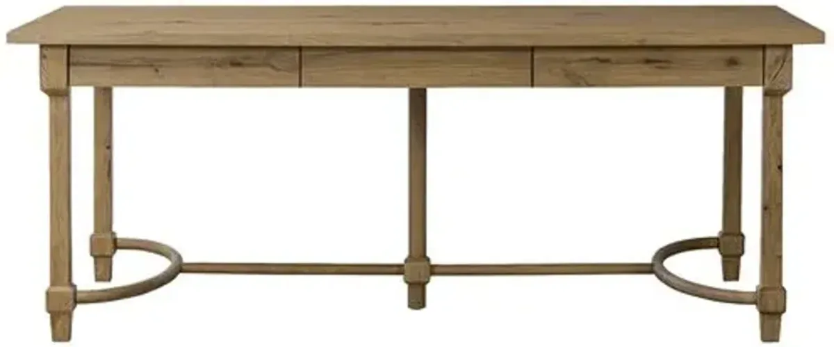 Edison Desk - Amber Lewis x Four Hands - Brown