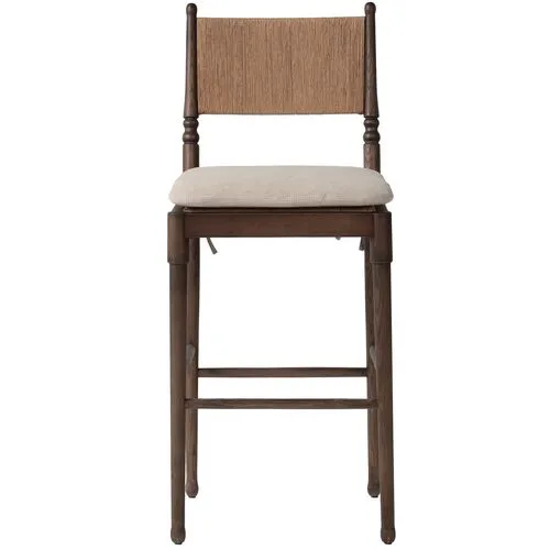 Fayth Bar Stool - Amber Lewis x Four Hands - Beige