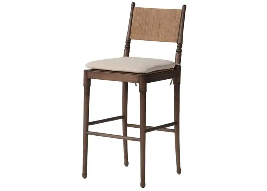 Fayth Bar Stool - Amber Lewis x Four Hands - Beige